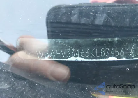 2003 BMW 325 I z USA, uszkodzony, nr VIN WBAEV33463KL87456